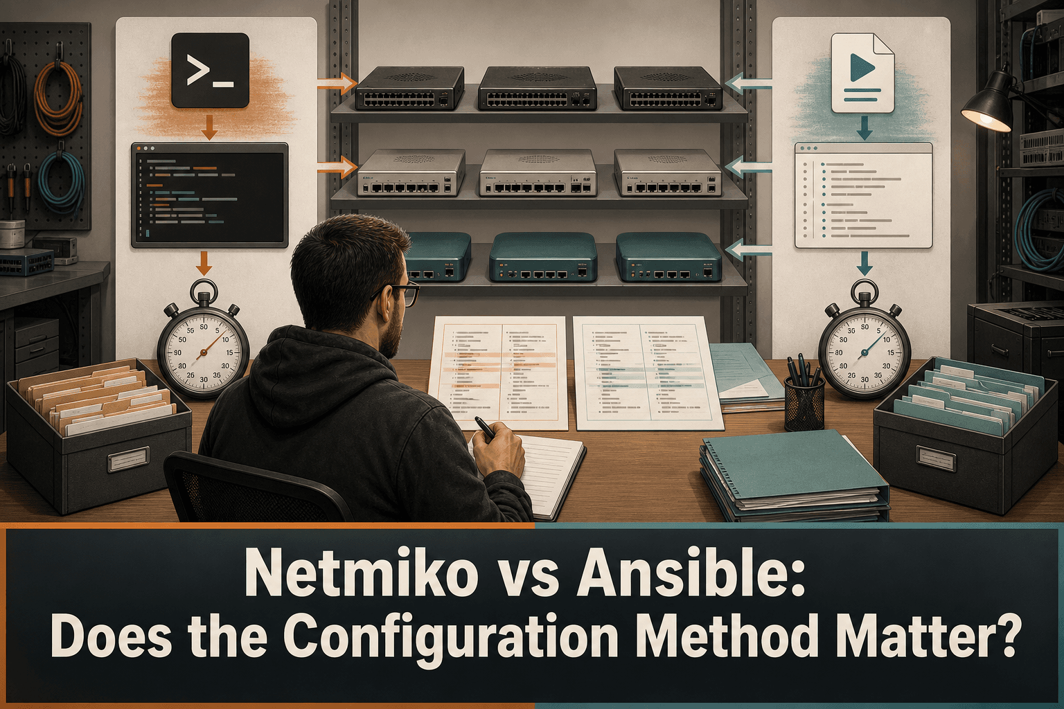 Netmiko ou Ansible : la méthode de configuration fait-elle la différence ?
