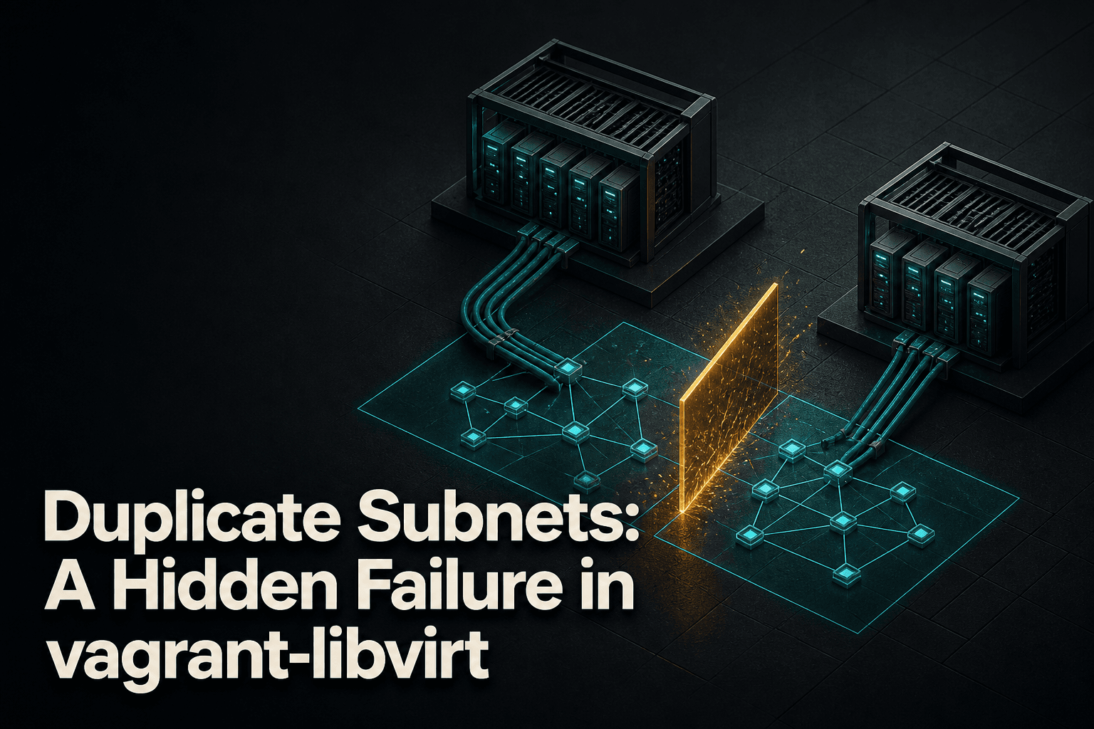 Duplicate Subnets: A Hidden Failure in vagrant-libvirt