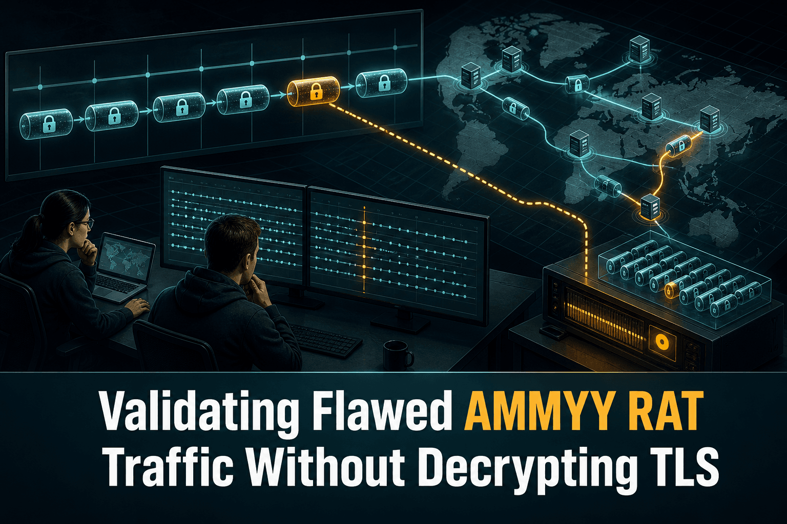 Validating Flawed AMMYY RAT Traffic Without Decrypting TLS