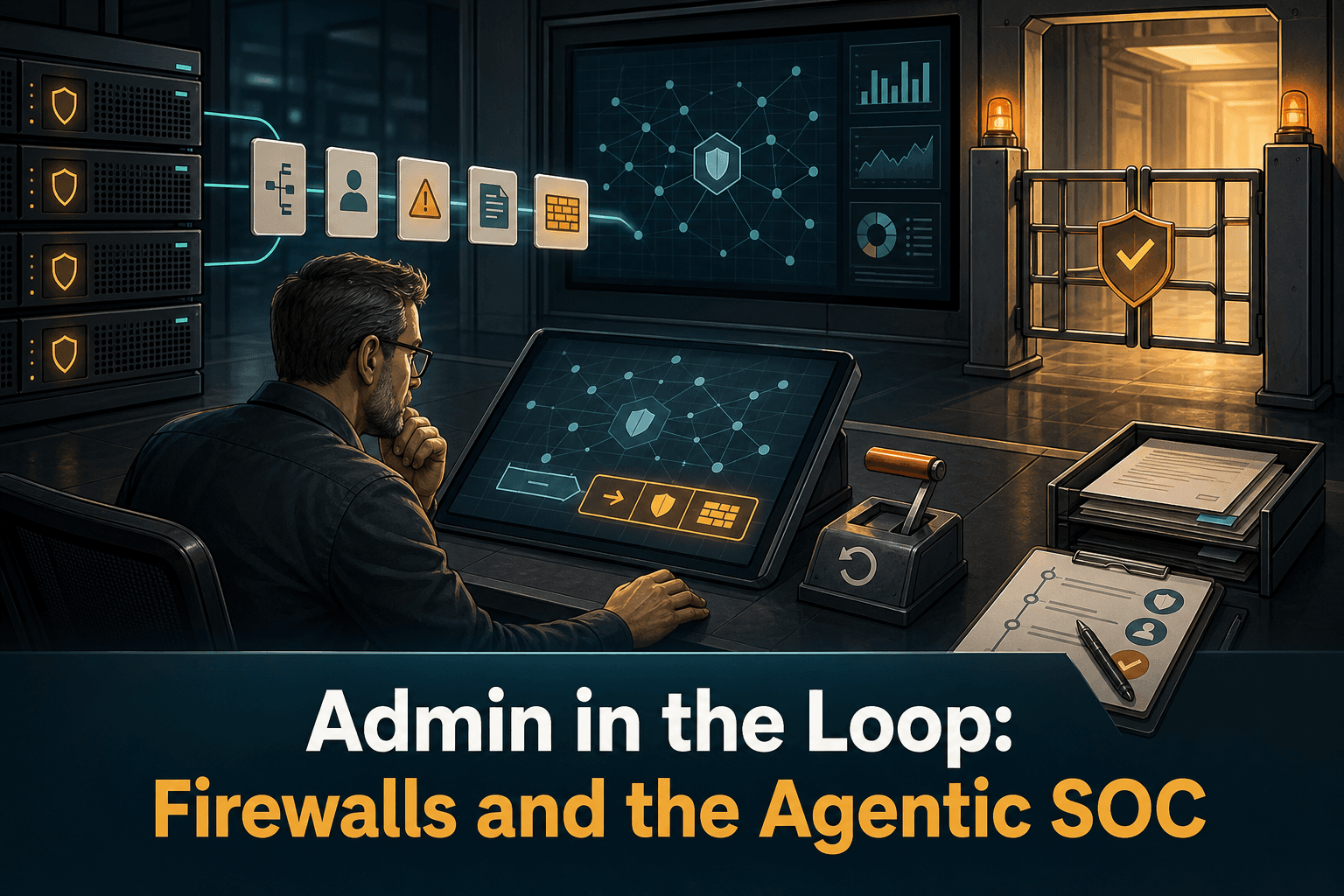 Admin in the Loop: Firewalls and the Agentic SOC