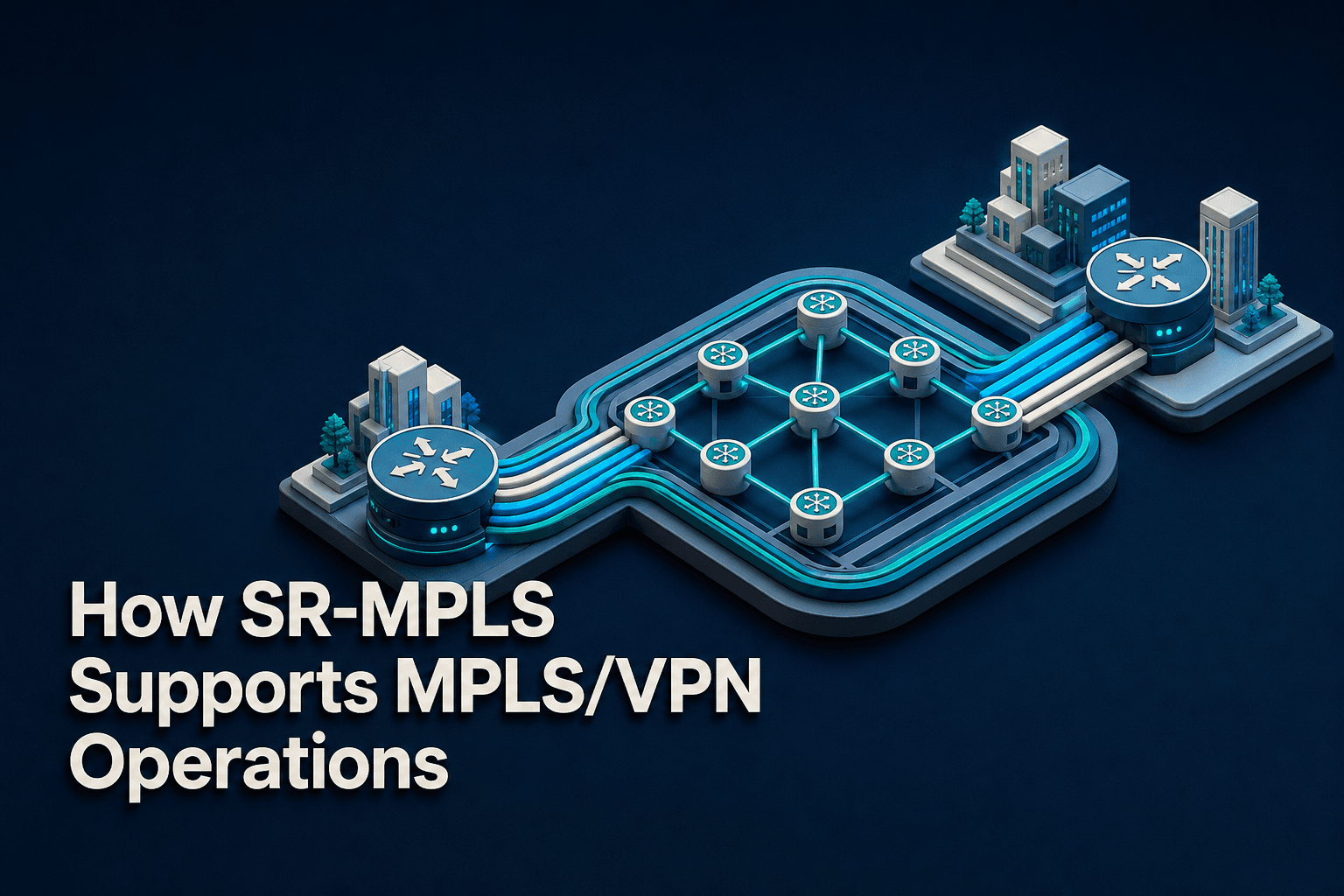 How SR-MPLS Supports MPLS/VPN Operations
