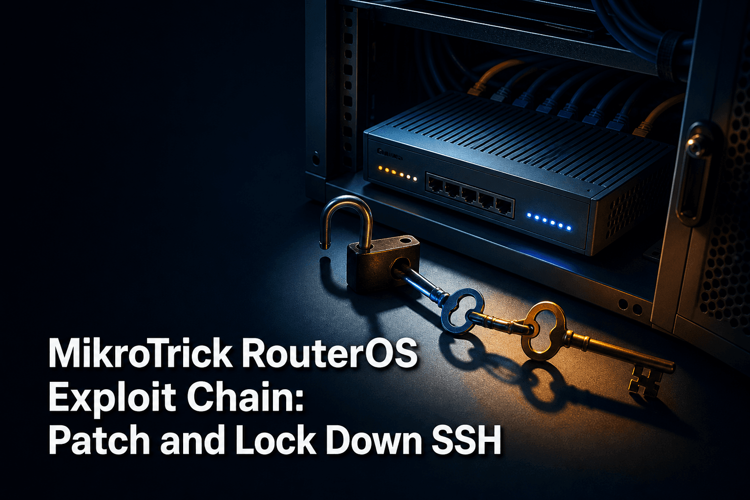 MikroTrick RouterOS Exploit Chain: Patch and Lock Down SSH